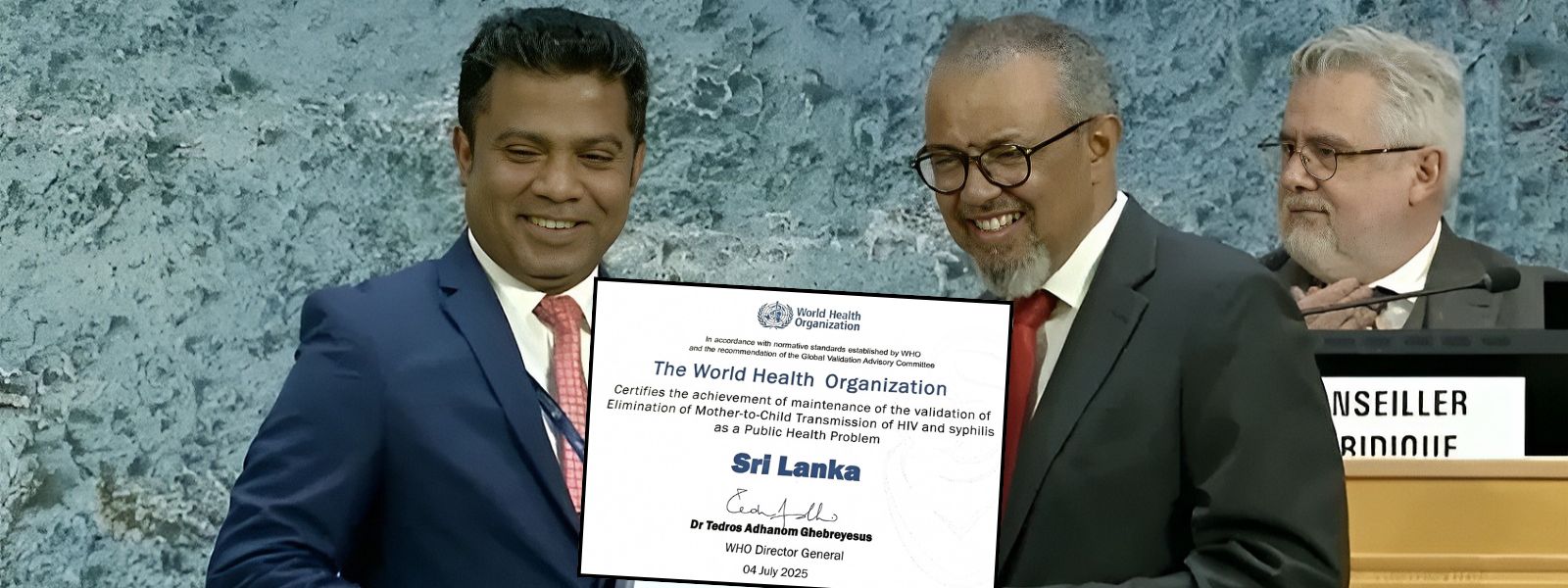 WHO Recognises SL for Ending Mother-to-Child